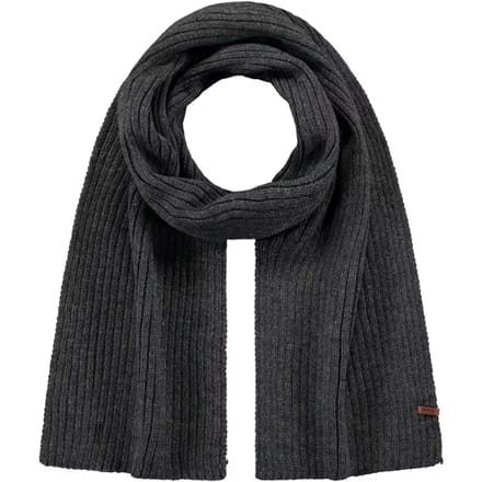 Barts Wilbert Scarf Sjaal Heren - One Size - Donkergrijs