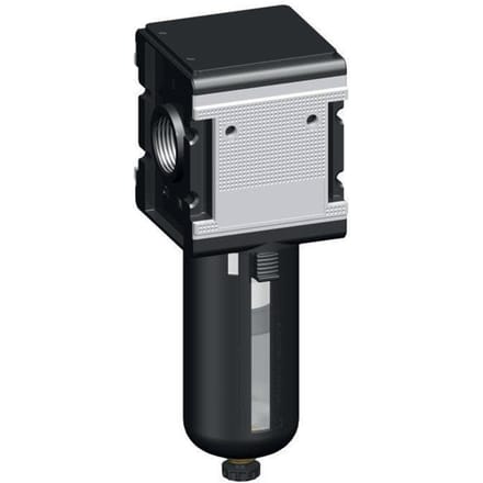 Microfilter 0.01micron G1'' 1500l/min Semi-Auto Beschermende Kooi Polycarbonaat Multifix 4