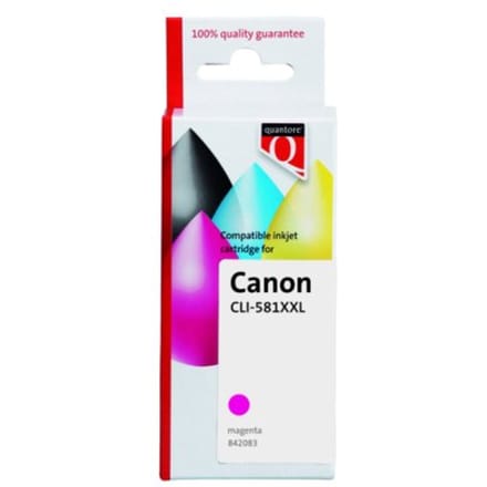 Inktcartridge Quantore alternatief tbv Canon CLI-581XXL rood