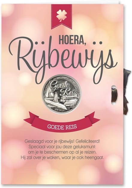 Geluksmunt Giftcard Hoera Rijbewijs