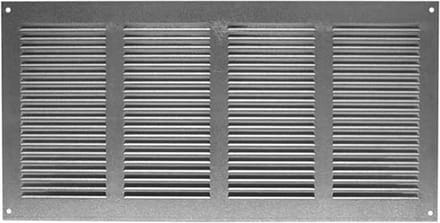 Metalen rooster 400x200mm zink - MR4020Zn