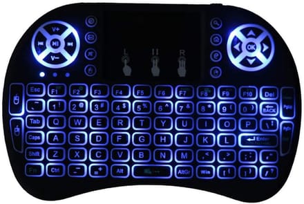 Mini Draadloos Toetsenbord met Backlight en Airmouse