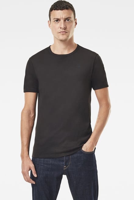 G-Star RAW T-shirt Basic 2 Pack Black Mannen Maat - XL