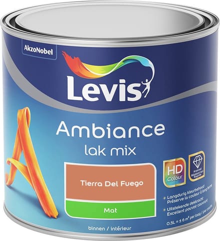 Levis - Ambiance Lak Mat Mix - Tierra Del Fuego - Mengverf - 0,5 L
