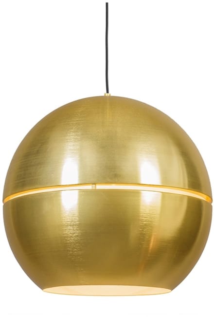 QAZQA Slice - Hanglamp - 50 cm - Messing