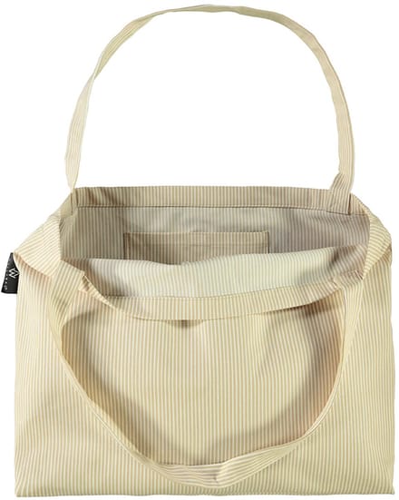 Wallabag - Tote Bag - Luiertas - Shopper - Mom Bag Summer Stripe Naturel