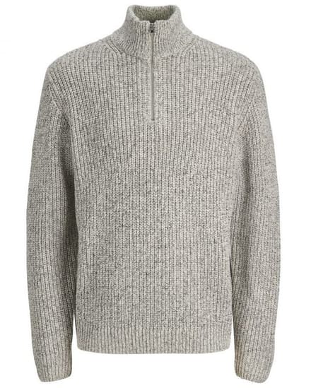 JACK&JONES - JORBLEECKER KNIT HALF ZIP BF - Heren - Gebreide truien