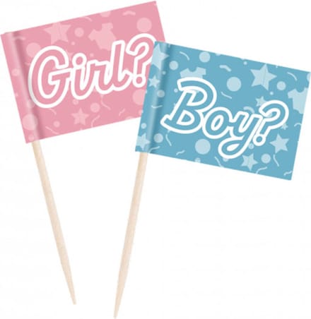 Cocktail picks - Gender reveal