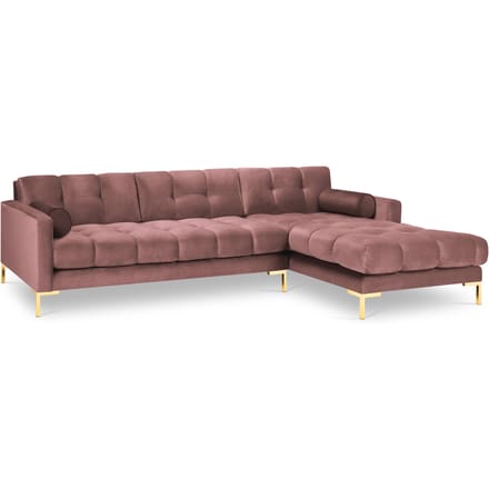 Hoekbank Bali rechts velvet | Cosmopolitan Design
