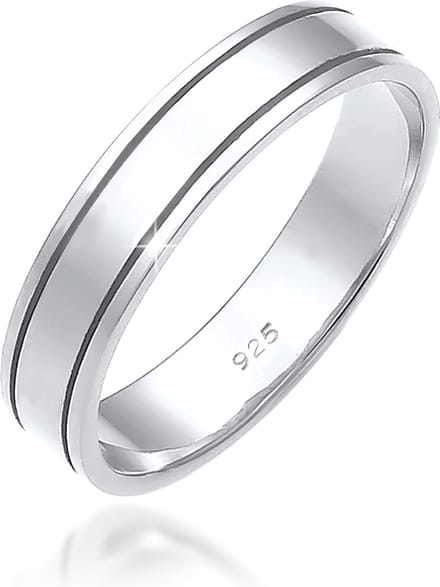 Elli PREMIUM - Ring - Elli PREMIUM Ring Dames Band Paar Bruilloft in 925 sterling zilver - Dames
