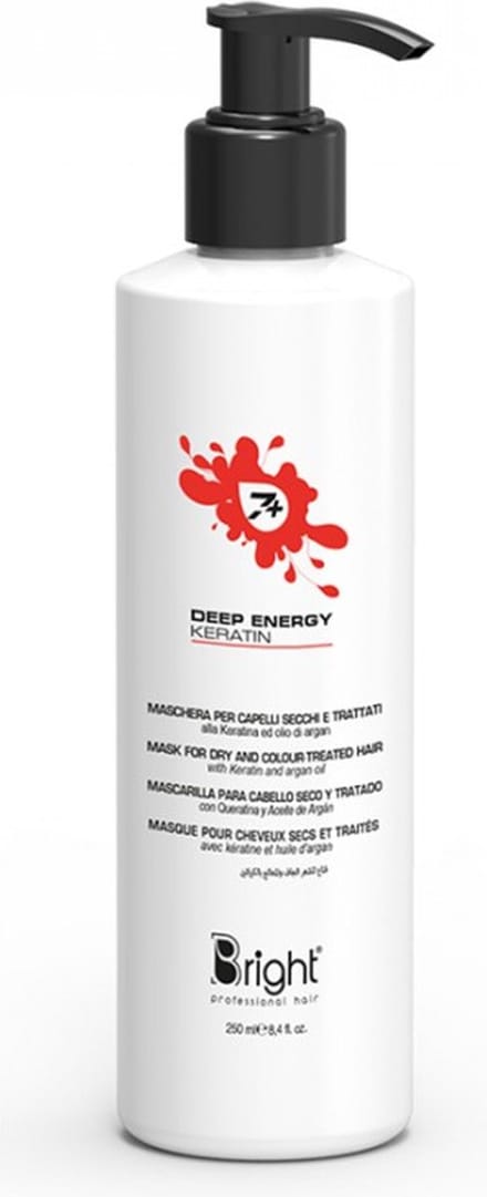 Bright Deep Energy Keratinemasker voor droog en behandeld haar 250 ml