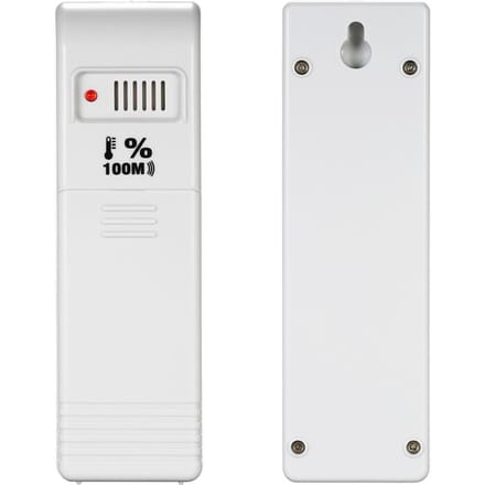 LCD Digitale draadloze binnen-/buitenthermometer, hygrometer/H-temperatuur-vochtigheidsmeter met max. white