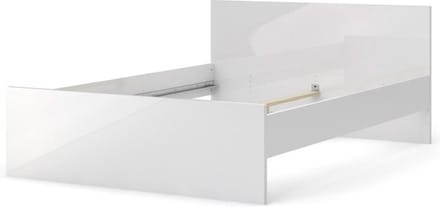 Nada bed 140*200 cm wit hoogglans.