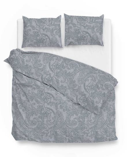 Zohome Paisley di Lino Dekbedovertrek - Extra breed - 260x200/220 cm - Denim
