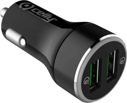 Autolader ProPower met 2 USB poorten - Celly