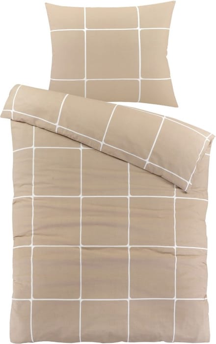 Day Dream Stan - Dekbedovertrek - Eenpersoons - 140x200/220 cm - Beige