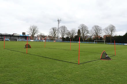 Precision veldsysteem 5 meter - voetbal - positiespel