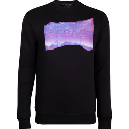 Aspact Landscape Crewneck Black Größe: M | Pullover Outlet | Unisex | Schwarz