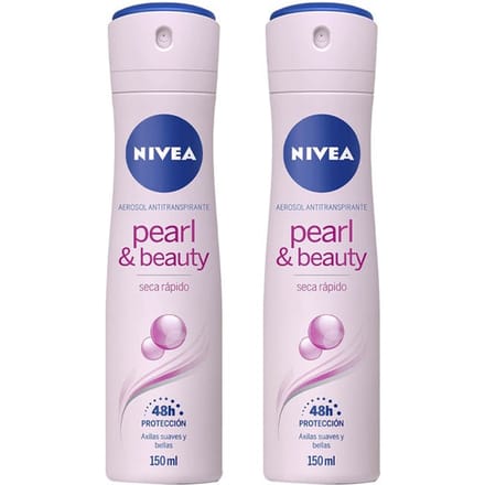 NIVEA Pearl &amp; Beauty Deospray 2 x 150 ml