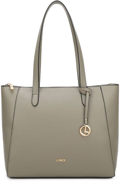L.CREDI Schoudertas Polly Shopper Khaki Kaki