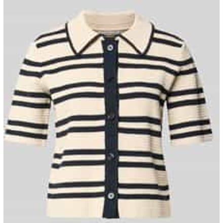 Gebreid shirt met knoopsluiting model 'Dertiny'