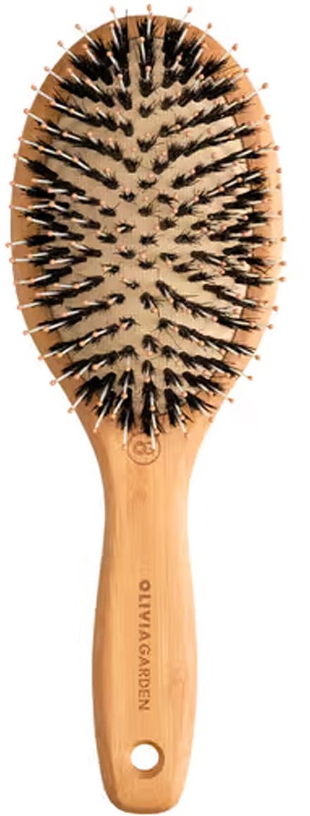 Olivia Garden Bamboo Touch Pneumatische borstel van bamboe Borstels met varkenshaar Dames