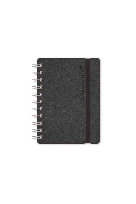 Vacavaliente - Notitieboek A6 - Gerecycled Leer - Grijs