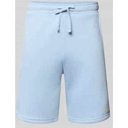 Short met steekzakken en logoprint