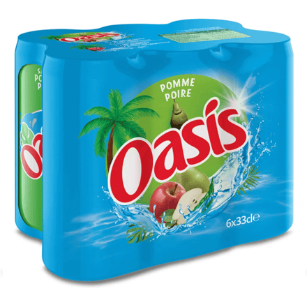 Oasis Appel Peer - 6 x 330 ml