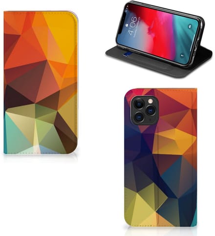 Apple iPhone 11 Pro Stand Case Polygon Color