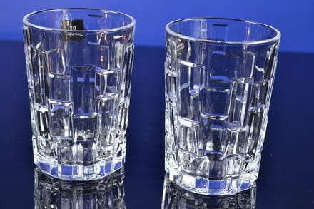 Luxe Kristallen Whiskyglazen – Set van 2 – 25 cl