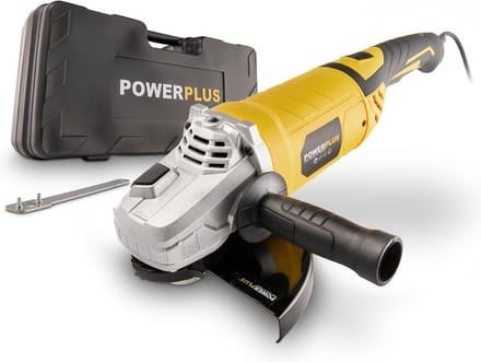 Powerplus elektrische haakse slijper POWX0618 - 2500W slijpmachine - slijpschijf 230mm ᴓ, compacte power tool