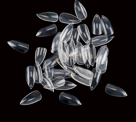 BukkitBow - Nagel Tips Transparant - Nail Tips Stiletto - Kunstnagels Kort - 500 Stuks - 10 Maten