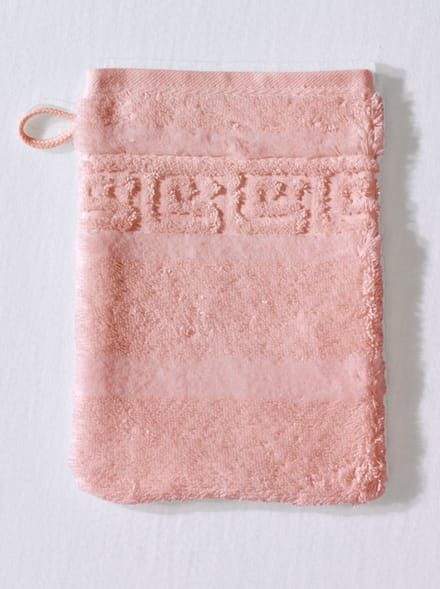 CAWÖ Noblesse Uni Badhanddoek - Rosé - 50x100