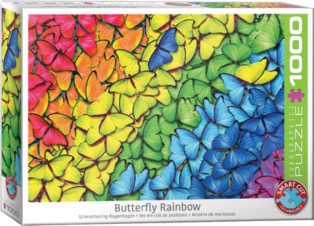 Eurographics Vlinder Regenboog (1000).