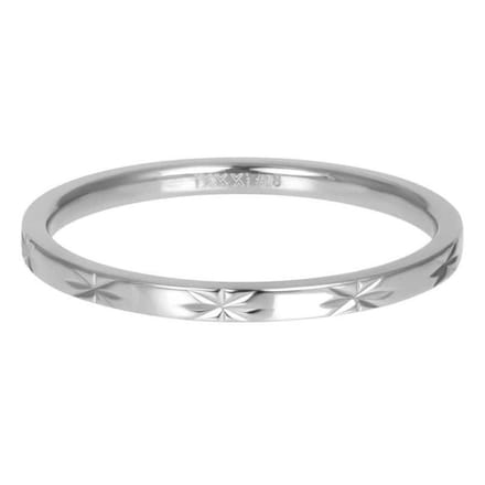 iXXXi invulring Sterre R04902 zilver, maat 17 (2MM)