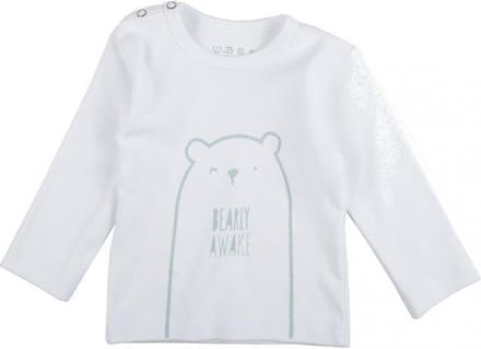 Plum Plum Bearly Awake T-shirt White Mt 62/68