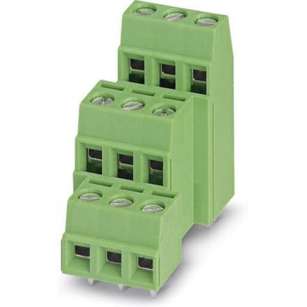 Phoenix Contact 1723292 Drie niveau klem 1.50 mm² Aantal polen 9 Groen 100 stuk(s)