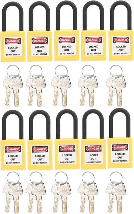 Allecto - Elektrische veiligheidssloten - Lockout Tagout - Nylon Pa