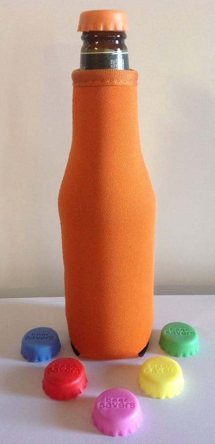 Eizook Afsluitdopjes voor Bier flessen - Siliconen - Oranje - 6 stuks