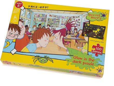 Puzzel van 100 Stukjes met Tekeningen van Vieze Henry