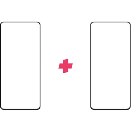 DuoPack: OPPO Reno 4 Pro screenprotector gehard glas Edge to Edge