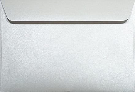 C6 Envelopes - Briefpapier Set - Feestelijke Kaarten - Parelmoer Effect - 114x162mm - Wit