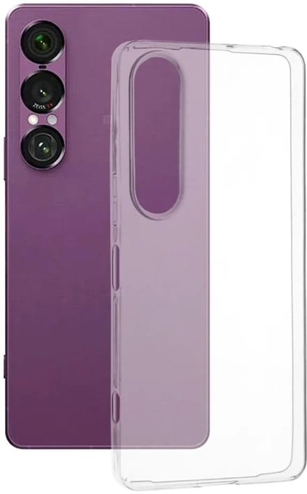 Hoesje geschikt voor Sony Xperia 1 VII - Techsuit Clear Silicone Back Cover - Transparant