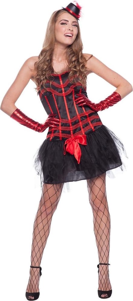 Moulin Rouge Jurk 1pc Volw Maat SM
