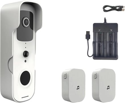 Slimme Videodeurbel - Digitale Intercom - Thuisbeveiliging - Waterdicht Nachtzicht - 140x45x27mm