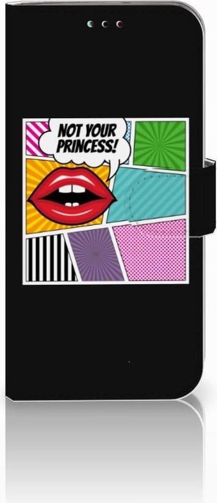 Samsung Galaxy A40 Wallet Case met Pasjes Popart Princess