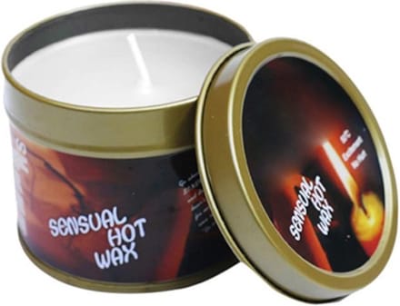 Hot Wax Massagekaars In Blik - Wit - Warme Massageolie - 100% Natuurlijke Oliën