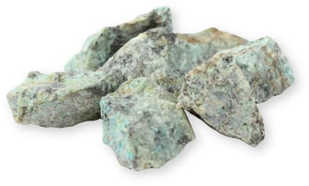 Afrikaanse Turkoois 250 gr. ruwe brokjes