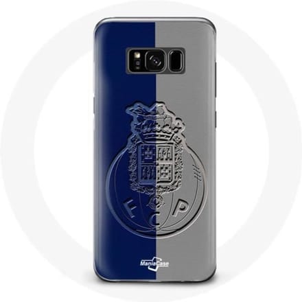 Coque - fcp - Samsung Galaxy S8 - Souple - Bleu et gris - Protection et décoration